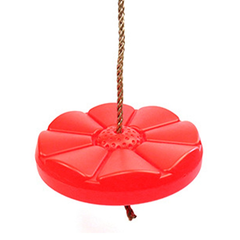 Heavy Duty Plastic Disc Tree Swing with PE Rope for