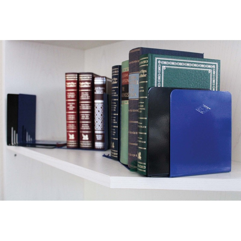 Wedo 102 1037 2-Piece Small Bookend Set - Light Grey