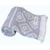 Bersuse 100% Cotton - Teotihuacan Turkish Towel - Silver Grey
