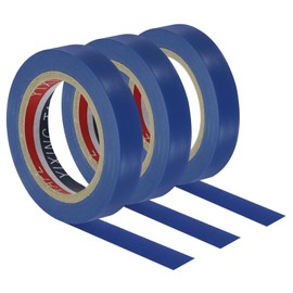 PATIKIL 32.8Ft Grip Finishing Tape, 3 Pack PVC Racquet Finishing Tapes Racket Accessories Sticky Seal for Tennis Badminton, Blue