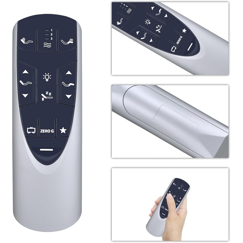 PZL New RF502A RF358A Replacement Remote Control for Tempur-Pedic Ergo