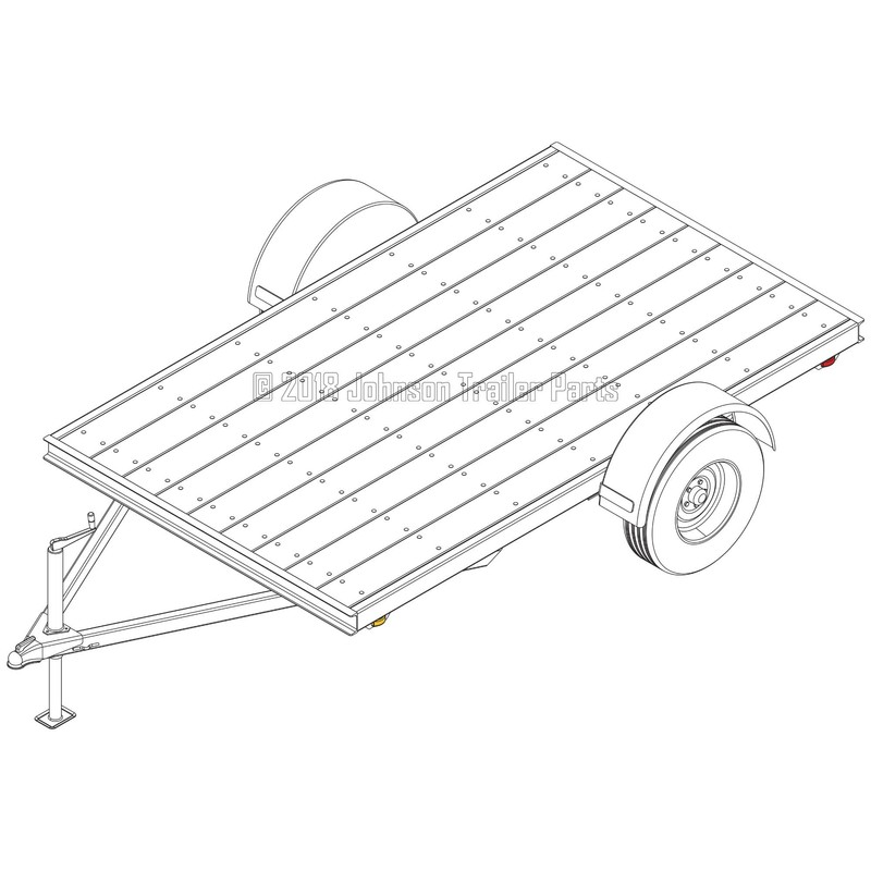 6′ x 10′ Utility Trailer Plans – 3,500 lb Capacity