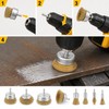 10 pcs Wire Brush Set for Drill Tool Accessory -