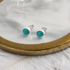 Philip Jones Synthetic Turquoise Stud Earrings