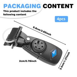 Pack of 4 Electronic Bite Alarms, Sensitive Bite Alarm Fishing with LED Luminous Indicator, Swinger Vibration, Bite Alarm for Carp Fishing, Rod Fishing Buzzer Equipment by Fischer Fishing Device