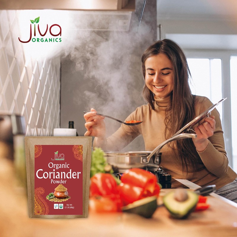 Jiva Organics Organic Ground Coriander Powder 1.5 LB Bulk Bag