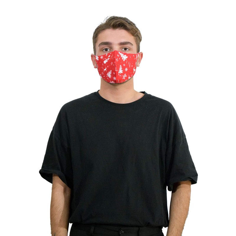 Basic Sense CHRISTMAS Copper Ion Infused Washable Reusable Face Coverings