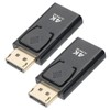 AMONIDA Adaptador 2 Pack 4K Displayport a Hdmi Adaptador DP
