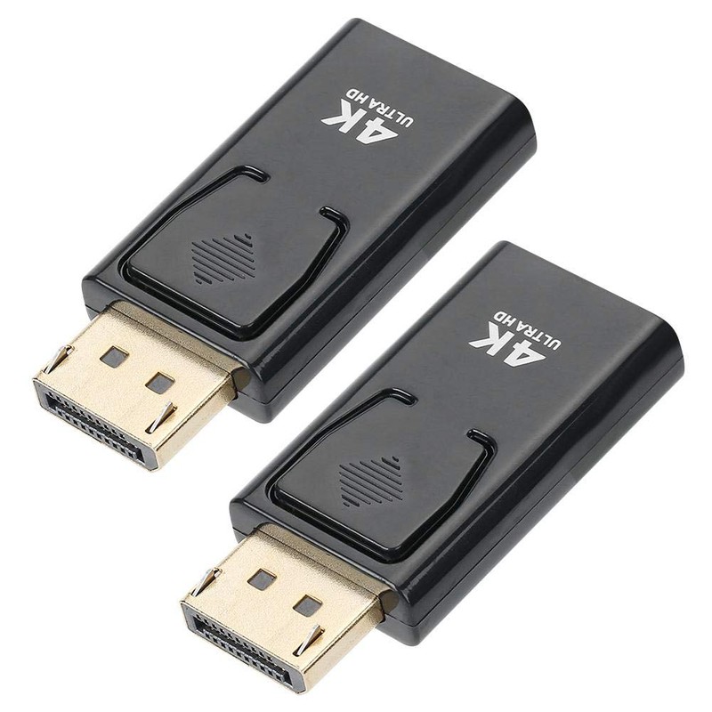 AMONIDA Adaptador 2 Pack 4K Displayport a Hdmi Adaptador DP