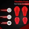 Motostylewear - 4 PC CE Level 2 Certified Armor Pads