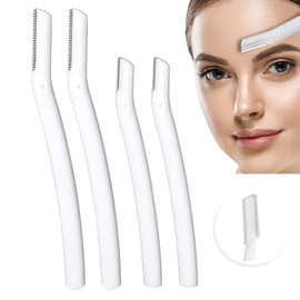 Ryaupy 4 x Gentle Razors for the Face of Women, Eyebrow Razor with Short Distance Safety Net, Professional Dermaplaning Tool (2 Lengths)