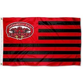 College Flags & Banners Co. Jacksonville State Gamecocks American Stripes Nation Flag