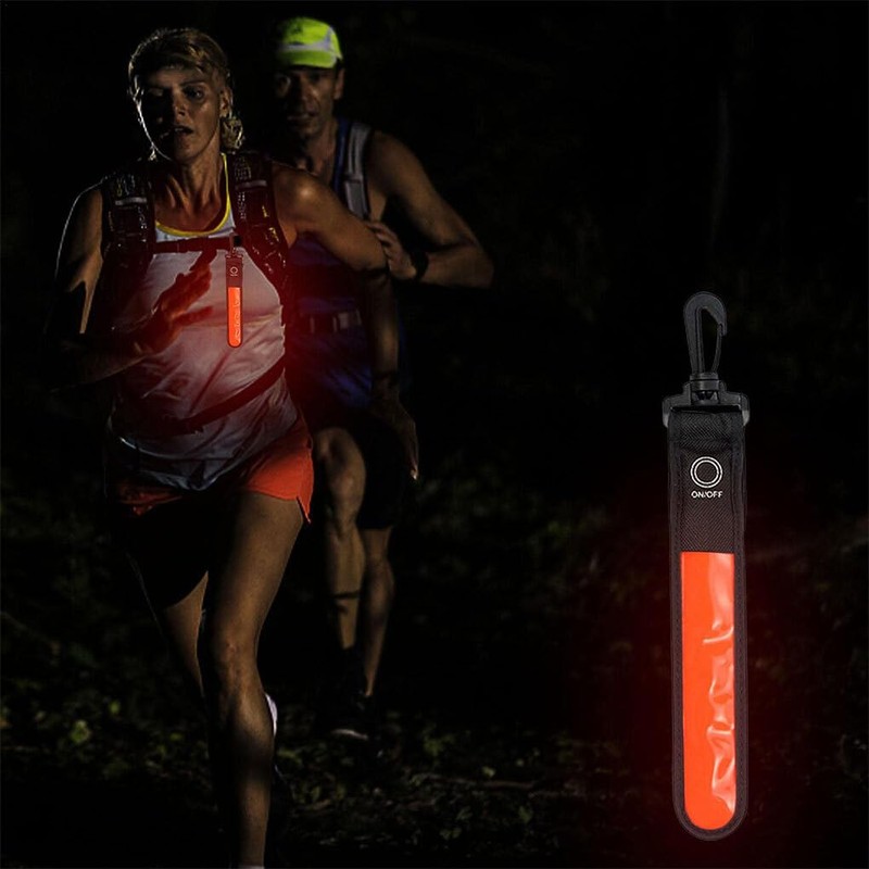 AIXXCUVQ LED Reflective Arm Bands for Running High Visibility Safety