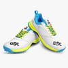 Whitedot Cricket Shoes - Rubber Studs, 8, Lime Yellow/White, 6