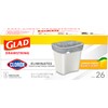 Glad Medium Drawstring Trash Bags with Clorox, 8 Gal, Lemon