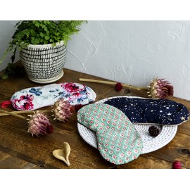 Natural Materials, Salt Power, Warm with the Power of Mung Beans, Salt Eye Pillow, Tulip, Yellow, Large, 11.4 x 5.1 x 0.6 inches (29 x 13 x 1.5 cm), Wrap Your Eyes Tightly, Relax with the Scent of