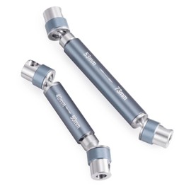 RCLIONS Steel RC Center Drive Shaft 40+53mm Driveshaft for 1/24th AXIAL SCX24 AXI00001 C10 AXI00002 JLU AXI00006 Bronco RC Crawler Car Upgrade Parts