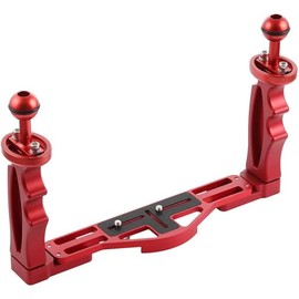 Yamart Underwater Camera Housing Securing Arm System Grip Base Set Scuba Diving Compatible Makers (GoPro, Olympus, Canon, Nikon, Sony) Color: Red