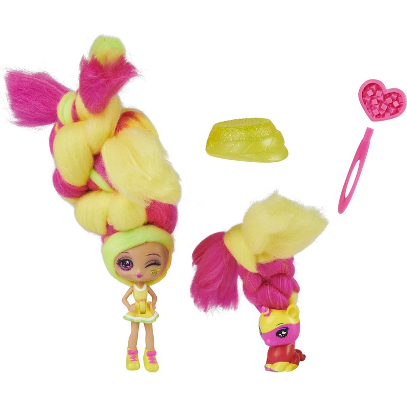 Candylocks Lemon Lou 2 Animal Hair Toy Doll