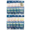 FedMois Assorted 10 Packs Sabiki Bait Rigs Fish Skin feather