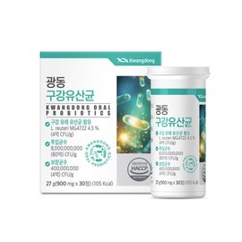 Gwangdong 구강유산균 mg 엠지 국내특허 루테리 잇몸 애플민트 효능 30정 Probiotic Oral Capsules mg Domestic Patent Lacticaseibacillus Rhamnosus Gum Apple Mint Benefits 30 Tablets
