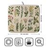 Kawani Dish Drying Mat for Kitchen Counter Decoration, 16 x
