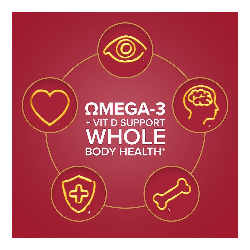 Seven Seas Omega-3 Fish Oil & Vitamin D Plus Turmeric