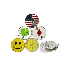 Volvik Crystal 3-Piece Premium Color Golf Balls 3 Dozen (Red Color 36 Balls) Bundle with 5 Ball Marker and 1 Magnet Hat Clip