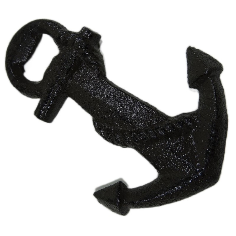 Generisch SRBG J193 Cast Iron Bottle Opener Anchor 13 x