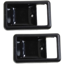 Door Handle Trim Case Black Set of 2 For 1984-1989 Toyota Pickup 4Runner