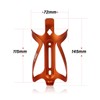 CNC 2 x Orange Aluminium Mountain Bike Bicycle Bottle Cage