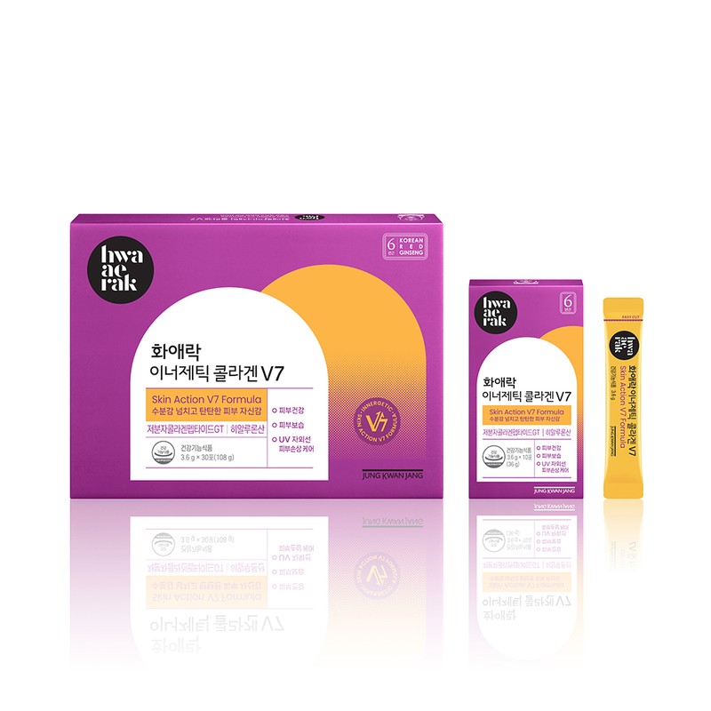 Hwaaerak CheongKwanJang Hwaaerak Inergetic Collagen V7 30 sachets, 1 pack