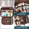 PAVILIA Hanging Toiletry Bag Women Men, Foldable Cosmetic Organizer Travel