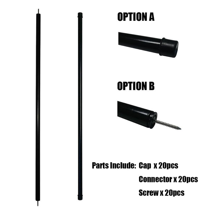3/4 Inch Round x 32 Inch Length Staircase Deck Balusters