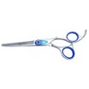 DreamCut Razor Shears and Thinning Shears set with Blue Accents