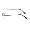 JoXiGo Half Frame Reading Glasses for Men Women Metal Rectangular