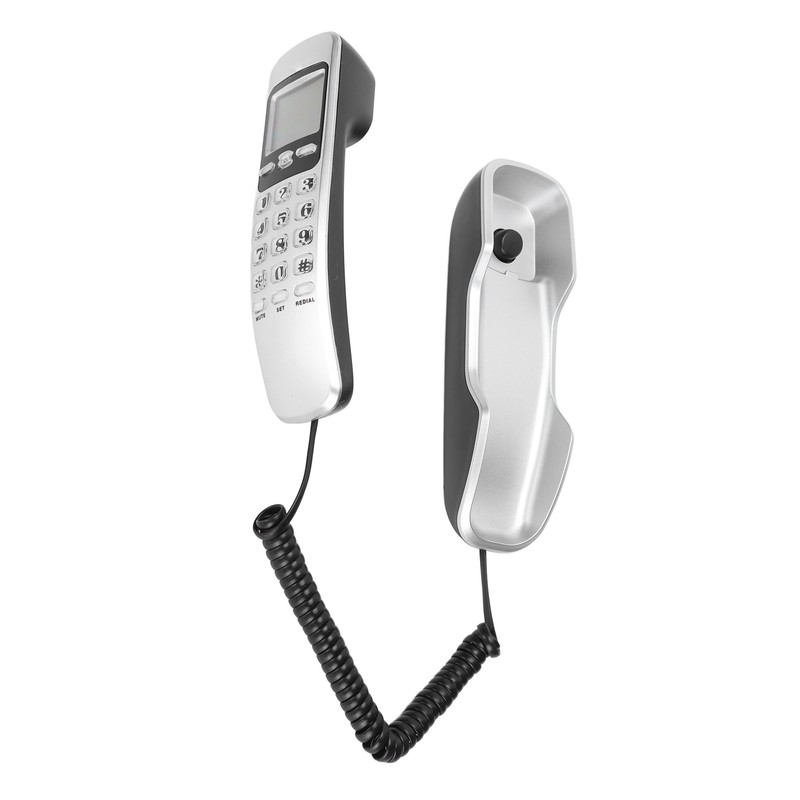 KXT888CID Mini Wall Telephone Hotel Wired Desktop Wall Phone for