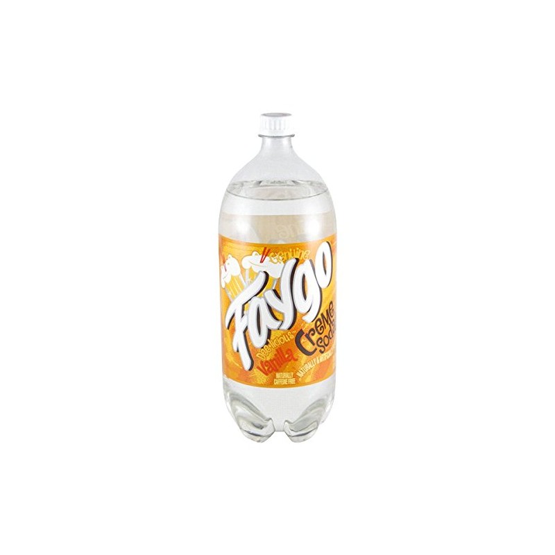 Faygo vanilla cream soda, 2-liter plastic bottle