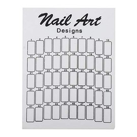 Nail Color Card, Nail Art Display, Nail Gel Card Nail Art Color Board Nail Art Display Nail Gel Color Chart Nail Gel Color Chart Nail Chart The Stand Board Shows Nail Art The Shelf Shows(White)
