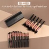 BS-MALL Juego De Brochas De Maquillaje, 18 Uds., Correctores De