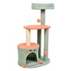 GOOPAWS 33-in Heavy-Duty Cat Tree for Large Cats, Multi-Level Tower