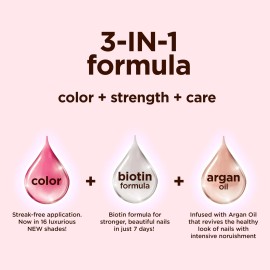 Sally Hansen Color Therapy™, Yes You Can, Argan Oil, Long Lasting, Healthy...