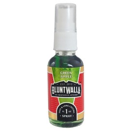 Bluntwalla 100% Concentrated Oil Air Freshener Spray 1 oz. Glass Bottle - Choose Your Scent (Green Apple)