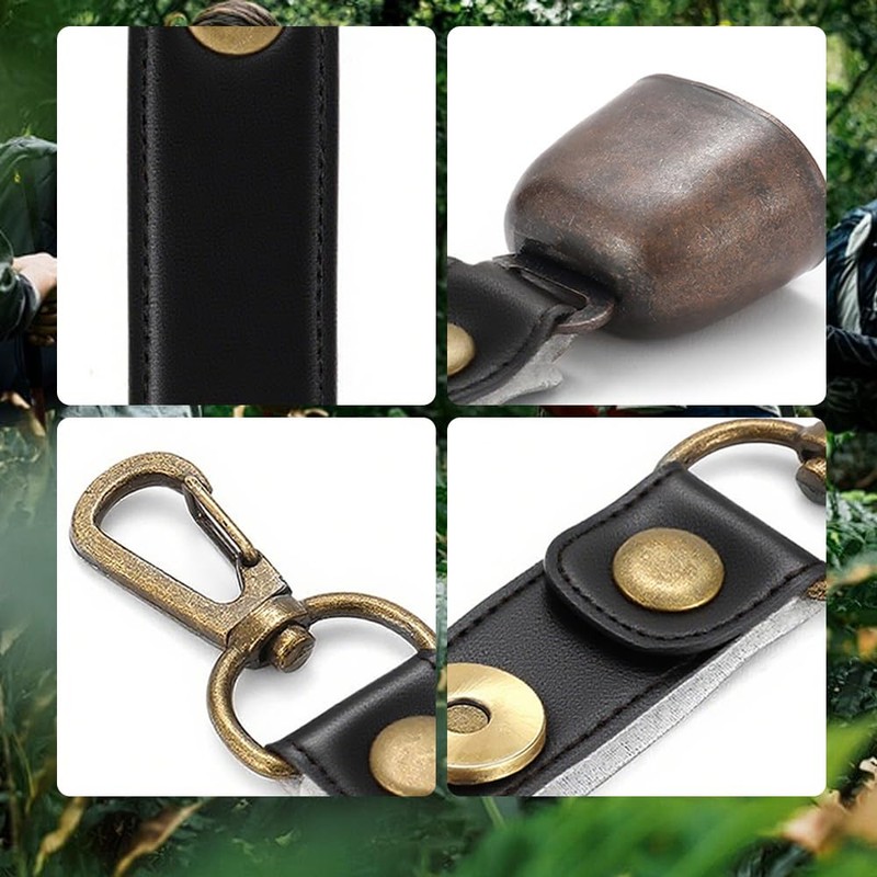 Bear Bell with Noise Cancelling Function, Storage Bag Included, For