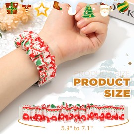 FTYQUEE 2 Pack Elastic Scrunchie Strap Compatible with Gizmo Watch 3 2 1, Gabb Watch 3 2 1, SyncUP Kids Watch, 20mm, Quick Release, Replacement Wristband for Kids Boys Girls