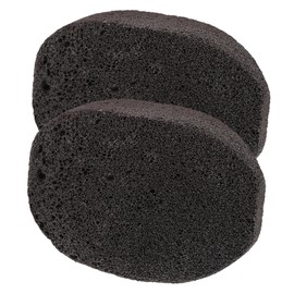 Baluue Foot Callus Scrubber Tool 2pcs Foot Pumice Stone Exfoliating Tool for Dead Skin Removal Skin-safe Random Color