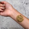 4 x 'Bowl of Bay Leaves' Temporary Tattoos - Water