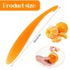 oruola 2pcs Orange Peeler Tool,Plastic Orange Peeler,Long-Handle Speed Peeler,Durable and