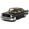 KiNSMART 1957 Chevy Bel Air Coupe Black, 1:40 Scale, Die