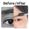 3 Stück Augenbrauenschere mit Kamm,Augenbrauen Schere,Augenbrauen Schere für Frauen,Augenbrauentrimmer,Eyebrow Trimmer,Scissors,Wimpernbürste